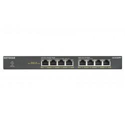 Netgear GS308PP Non gestito Gigabit Ethernet 101001000 Supporto Power over Ethernet PoE Nero GS308PP 100EUS