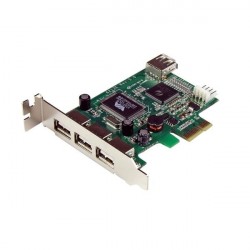 StarTech.com Scheda Pci Express basso prfilo con 4 porte USB 2.0 ad alta velocit PEXUSB4DP