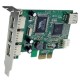 StarTech.com Scheda Pci Express basso prfilo con 4 porte USB 2.0 ad alta velocit PEXUSB4DP