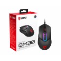 MSI Clutch GM30 mouse Mano destra USB tipo A Ottico 6200 DPI S12-0401690-D22