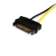 StarTech.com Adattatore cavo di alimentazione SATA a scheda video PCI Express 8 pin da 15 cm SATPCIEX8ADP