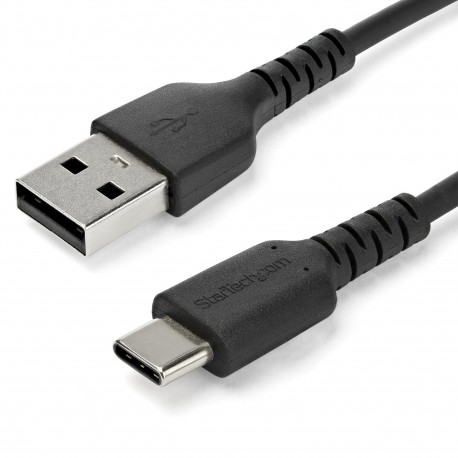 StarTech.com Cavo di Ricarica USB A a USB C da 1m Resistente cavetto USB C di Ricarica Veloce e Sync da USB 2.0 a USB Type...