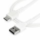 StarTech.com Cavo di Ricarica USB A a USB C da 2m Resistente Cavetto USB C di Ricarica Veloce e Sync da USB 2.0 a USB Type...