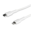 StarTech.com Cavo durevole da USB-C a Lightning da 2m bianco - Cavo di alimentazionesincronizzazione in Fibra aramidica ...