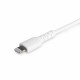 StarTech.com Cavo durevole da USB C a Lightning da 2m bianco Cavo di alimentazionesincronizzazione in Fibra aramidica ...