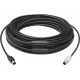 Logitech GROUP 15m Extender Cable cavo PS2 6 p Mini DIN Nero 939 001490