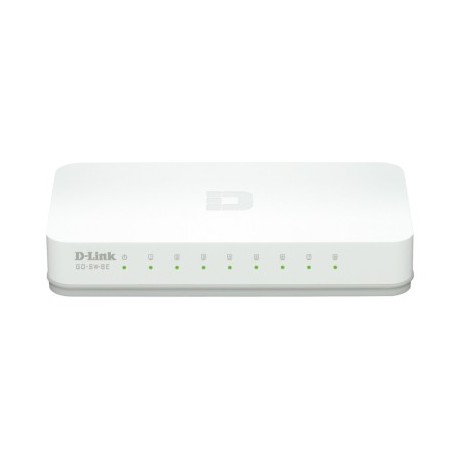 D Link GO SW 8E switch di rete No gestito Fast Ethernet 10100 Bianco