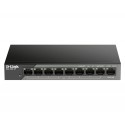 D-Link DSS-100E-9P switch di rete Non gestito Fast Ethernet 10100 Supporto Power over Ethernet PoE Nero