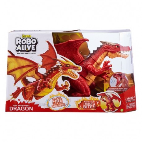 ZURU Robo Alive Ferocious Roaring Dragon Battery powered Robotic Toy 7115A