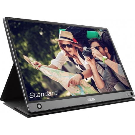 ASUS MB16AMT 39,6 cm 15.6 1920 x 1080 Pixel Full HD LED Touch screen Multi utente Nero, Grigio 90LM04S0 B01170