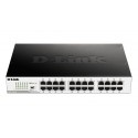 D-Link DGS-1024D switch di rete Non gestito Gigabit Ethernet 101001000 1U Nero, Argento