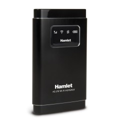 Hamlet Router Wi Fi 4G LTE condivisione rete fino a 10 dispositivi con slot Micro SD fino a 32 GB HHTSPT4GLTE