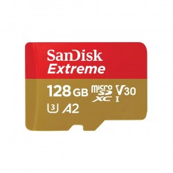 Sandisk Extreme 128 GB MicroSDXC UHS I Classe 10 SDSQXAA 128G GN6MA