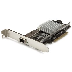 StarTech.com Scheda di rete PCIe ad 1 porta 10G Open SFP con Chip Intel MMSM PEX10000SFPI