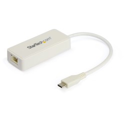 StarTech.com Adattatore Ethernet USB C con porta USB A Adattatore di rete NIC USB 3.0USB 3.1 Tipo C a RJ45 Convertitore...