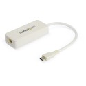 StarTech.com Adattatore Ethernet USB C con porta USB A - Adattatore di rete NIC USB 3.0USB 3.1 Tipo C a RJ45 - Convertitore...