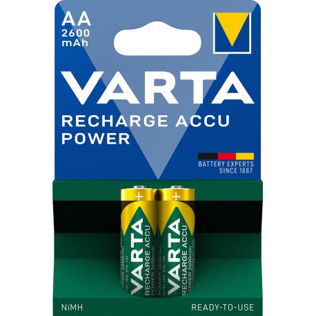 Varta Rech.Accu Power AA 2600mAh Blister 2 5716101402