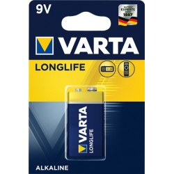 Varta Longlife Extra 9V Batteria monouso Alcalino 4122101411