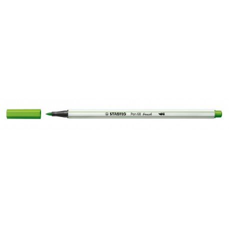 Stabilo Pen 68 brush marcatore Medio Verde chiaro 1 pz 56843