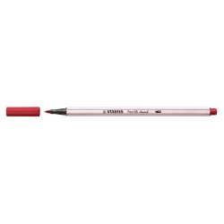 Stabilo Pen 68 brush marcatore Medio Rosso 1 pz 56850