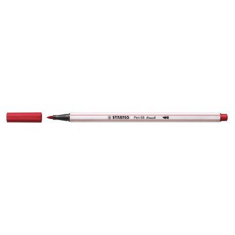 Stabilo Pen 68 brush marcatore Medio Rosso 1 pz 56850