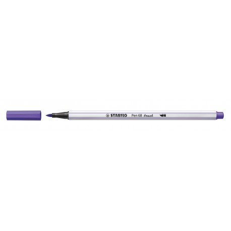 Stabilo Pen 68 brush marcatore Medio Viola 1 pz 56855