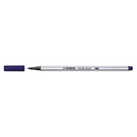 Stabilo Pen 68 brush marcatore Medio Blu 1 pz 56822