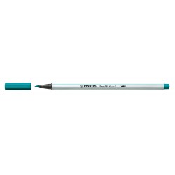Stabilo Pen 68 brush marcatore Medio Turchese 1 pz 56851