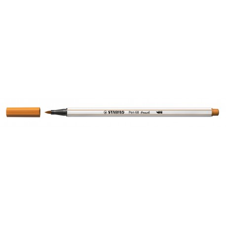 Stabilo Pen 68 brush marcatore Medio Arancione 1 pz 56889