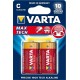 Varta MAX TECH 2x Alkaline C Batteria monouso Alcalino 4714101402