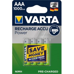 Varta 5703301404 Batteria ricaricabile Mini Stilo AAA Nichel Metallo Idruro NiMH