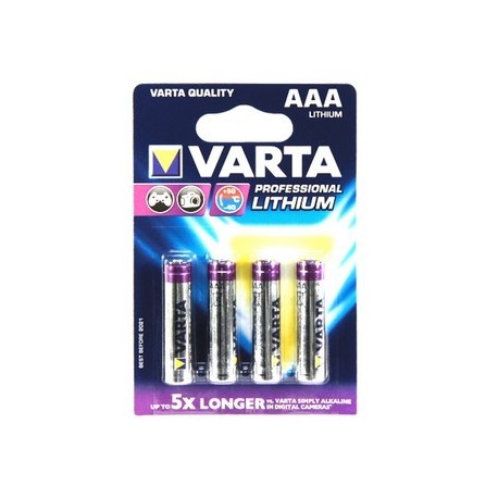 Varta Ultra Lithium AAA Blister 4 6103301404
