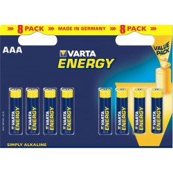 Varta BV Energy 8 AAA Batteria monouso Mini Stilo AAA Alcalino 4103229418