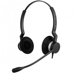 Jabra BIZ 2300 USB Microsoft Lync Duo Auricolare Cablato A Padiglione Ufficio USB tipo A Nero 2399 823 109