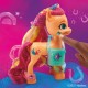 Hasbro Una Nuova Genarazione, Sunny Capelli Arcobaleno, pony arancione da 15 cm con treccia arcobaleno e 17 accessori F17945L0