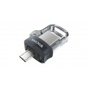 Sandisk Ultra Dual m3.0 unità flash USB 64 GB USB Type-A Micro-USB 3.2 Gen 1 3.1 Gen 1 Nero, Argento, Trasparente ...