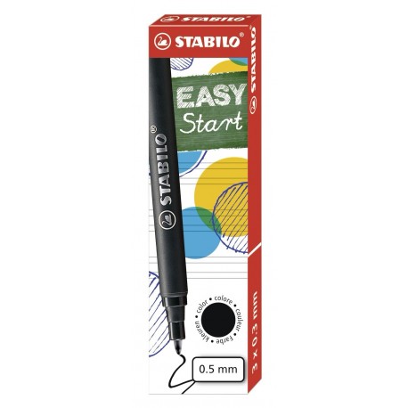 Stabilo 6890046 ricaricatore di penna Medio Nero 3 pz