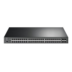 TP LINK TL SG3452P switch di rete Gestito L2L2 Gigabit Ethernet 101001000 Supporto Power over Ethernet PoE Nero