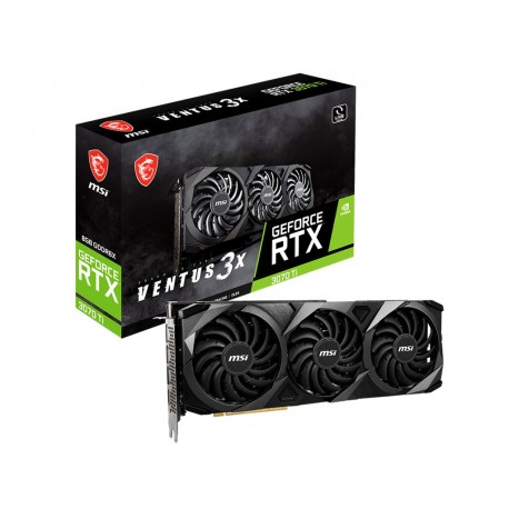 MSI RTX 3070 TI VENTUS 3X 8G OC scheda video NVIDIA GeForce RTX 3070 Ti 8 GB GDDR6X RTX3070TVX3 8 O