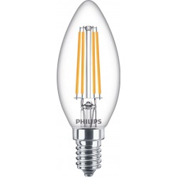 Philips LED CANDELA OLIVA VETRO FILAM 60W