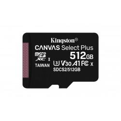 Kingston Technology 512GB MICSD CANVASSELECTPLUS ADP