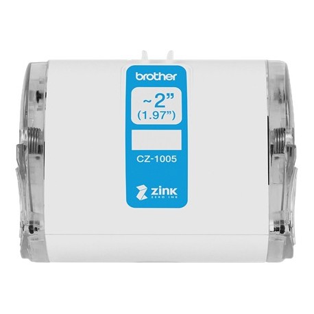 Brother CZ 1005 nastro per etichettatrice Bianco su verde CZ1005