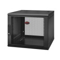 APC NetShelter WX 9U Single Hinged Wall-mount Enclosure 600mm Deep Da parete Nero AR109SH6