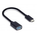 Hamlet XADTC-U2A-MF02 cavo USB 0,2 m USB 3.2 Gen 1 3.1 Gen 1 USB A USB C Nero