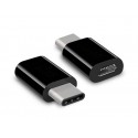 Hamlet XADTC-UM-MF adattatore per inversione del genere dei cavi USB-C Micro USB Nero