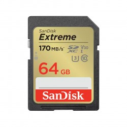 Sandisk EXTREME 64GB MEMORY CARD UP TO 100
