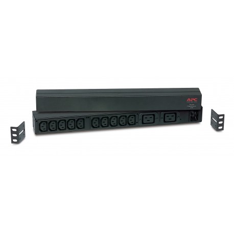 APC RACK PDU BASIC 1 U 16A 230V unit di distribuzione dellenergia PDU 12 presae AC 0U1U Nero AP9559