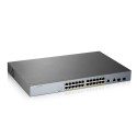 ZyXEL GS1350-26HP-EU0101F switch di rete Gestito L2 Gigabit Ethernet 101001000 Supporto Power over Ethernet PoE Grigio
