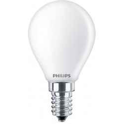 Philips LED SFERA VETRO SMERI 40W E14 6500K