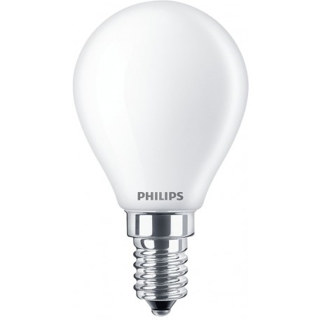 Philips LED SFERA VETRO SMERI 40W E14 6500K